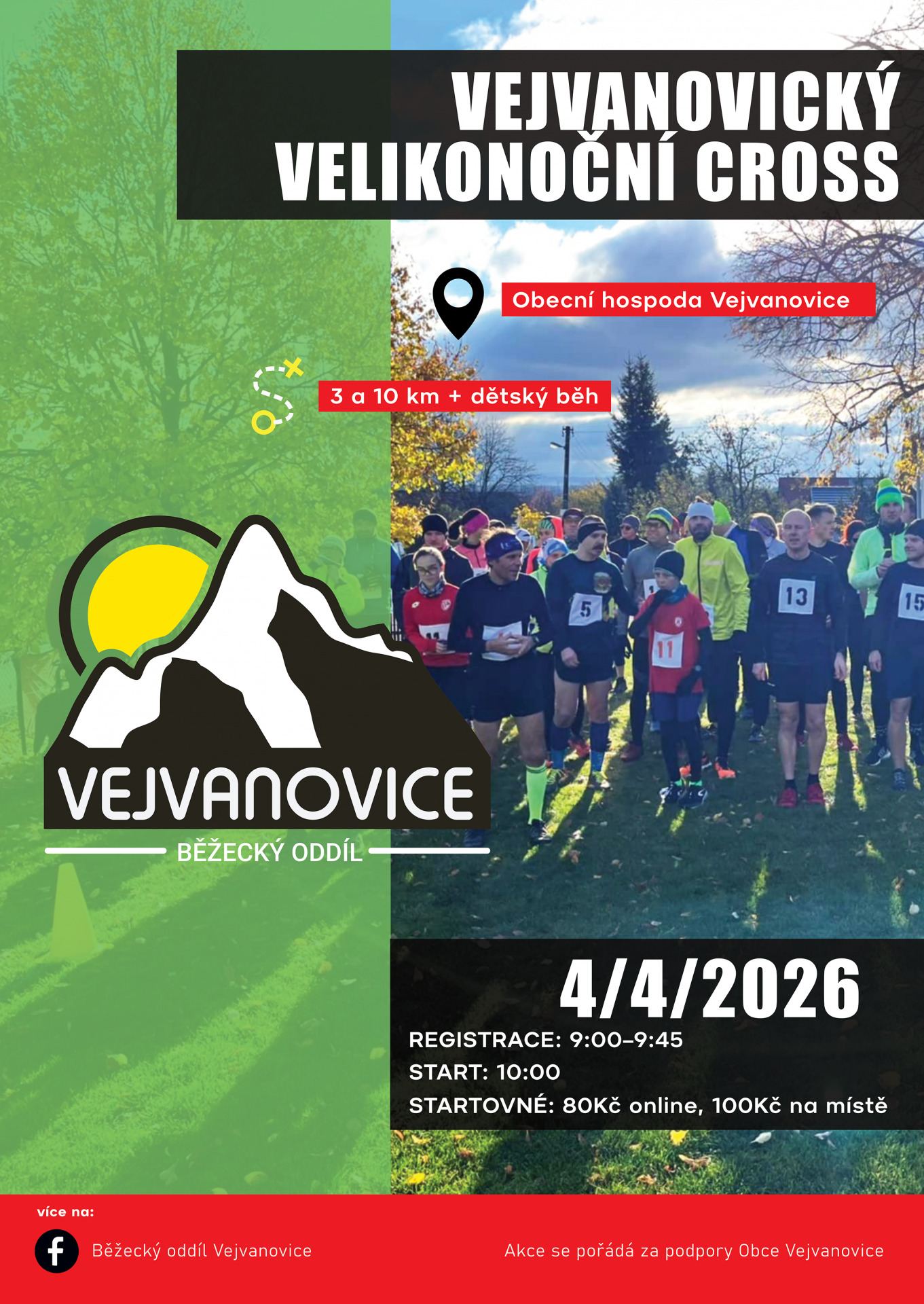 Vejvanovický velikonoční cross 2026