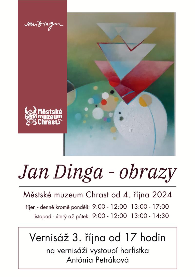 Výstava obrazů Jana Dingy