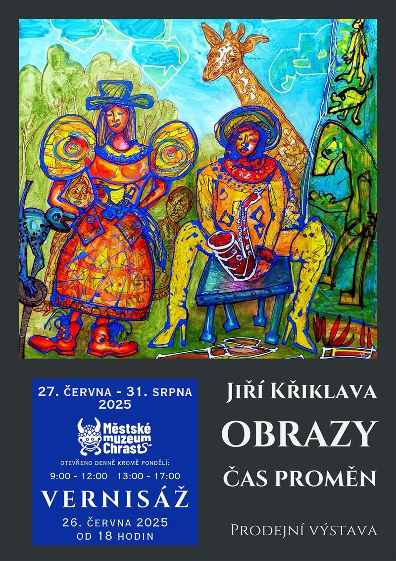 Výstava obrazů - Jiří Křiklava