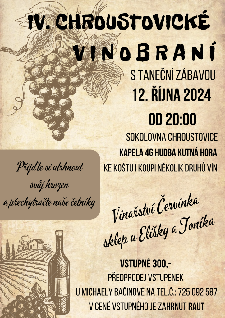 IV. chroustovické vinobraní