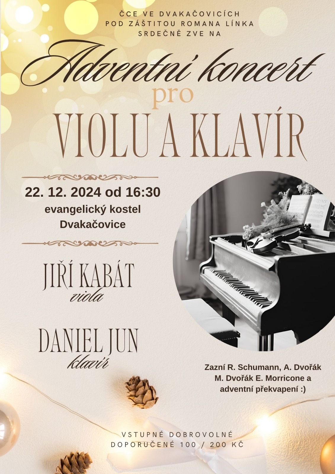 ADVETNÍ KONCERT 22.12.2024