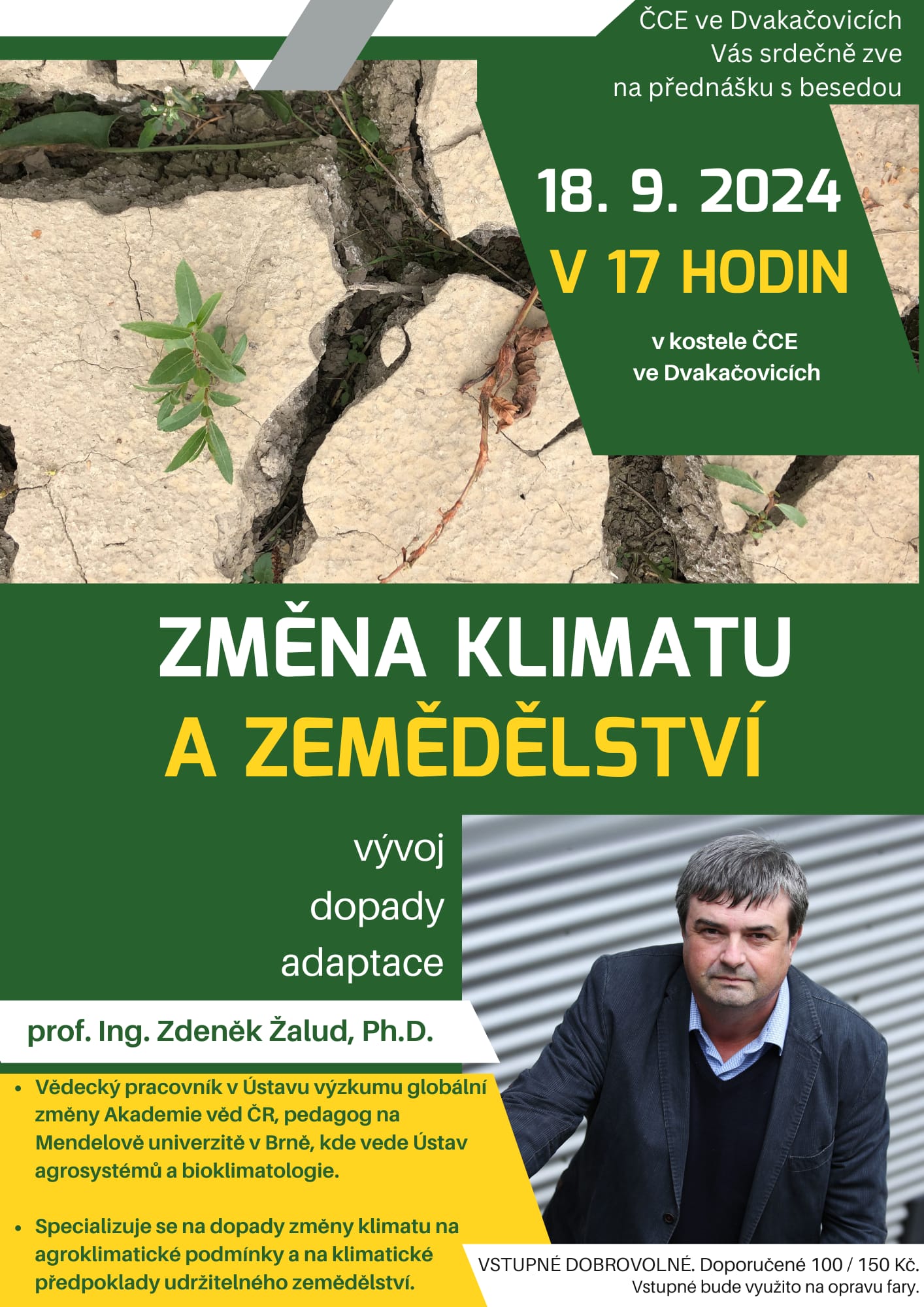 ZMĚNA KLIMATU A ZEMĚDELSTVÍ - DVAKLAČOVICE