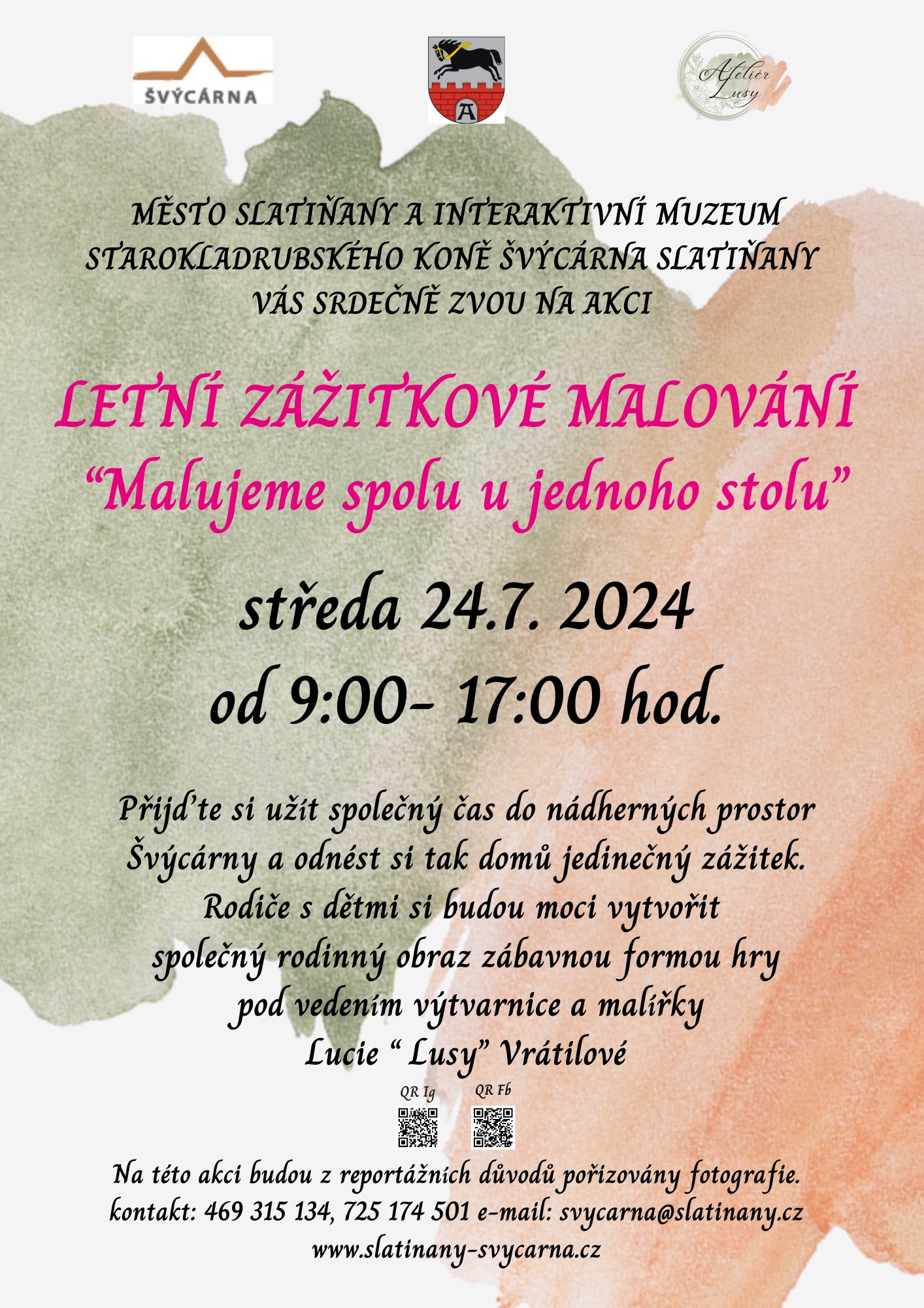 LETNÍ ZÁŽITKOVÉ MALOVÁNÍ - ŠVÝCÁRNA